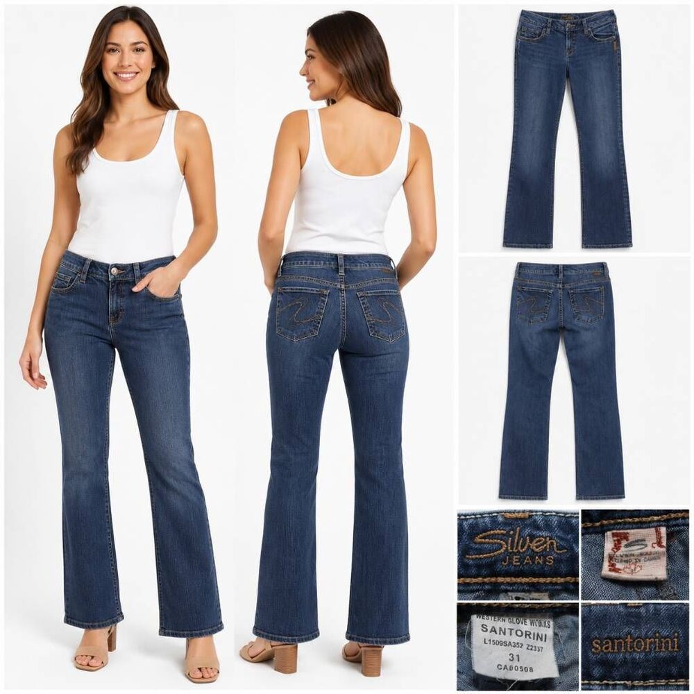 Silver Jeans Santorini Bootcut Jeans Women's Size 31 Blue